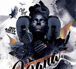 酷黑风格的DJ海报/传单模板：Black Artist Poster Flyer